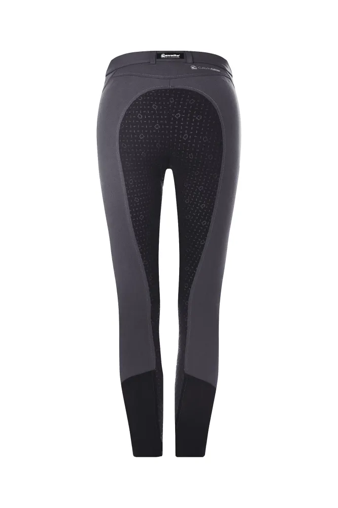 Netvormige CavalCaja Grip Women's Full Seat Breeches Twilight/Graphite Dark Grey 12 Lange