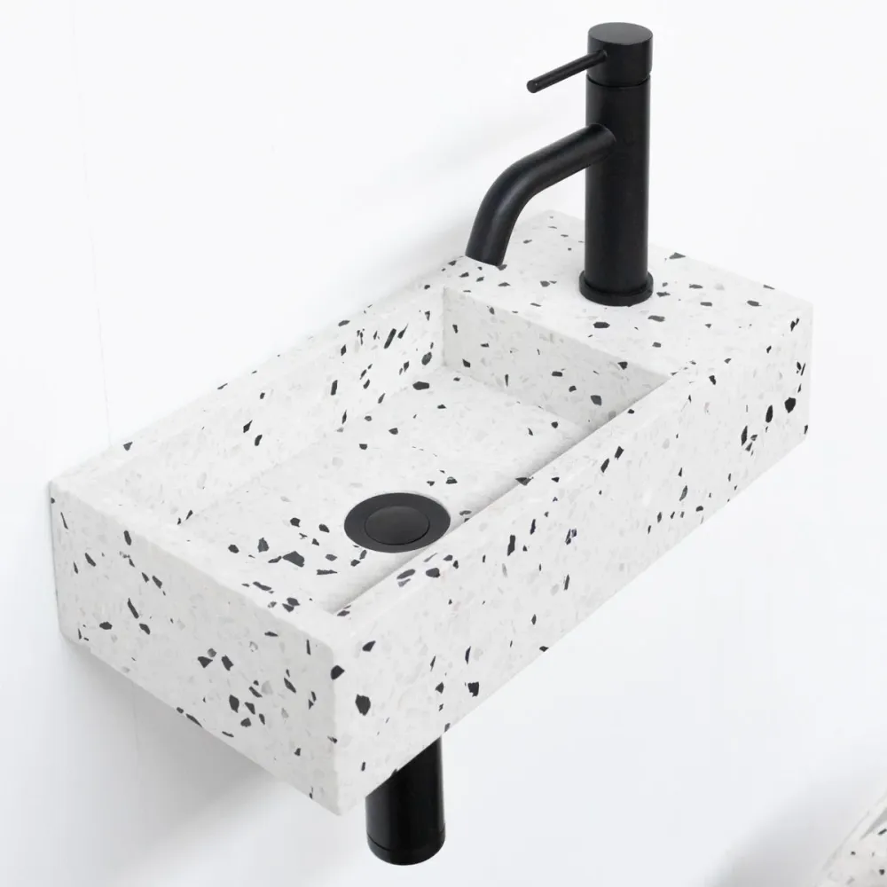 Handenwasser toilet Terrazzo - Porto - Rechts - 8.33 kHz spacing