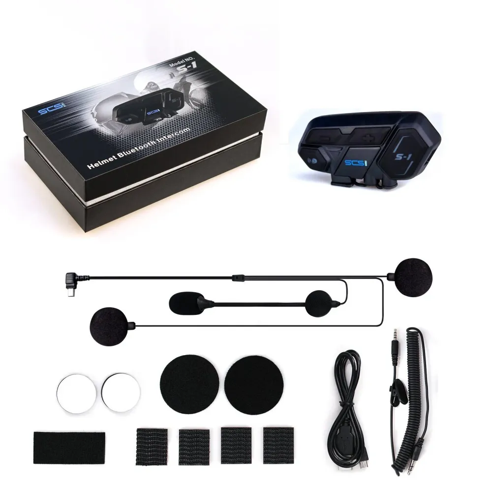 ADS-B Intercomunicador Para Moto SCS S-1 Bluetooth