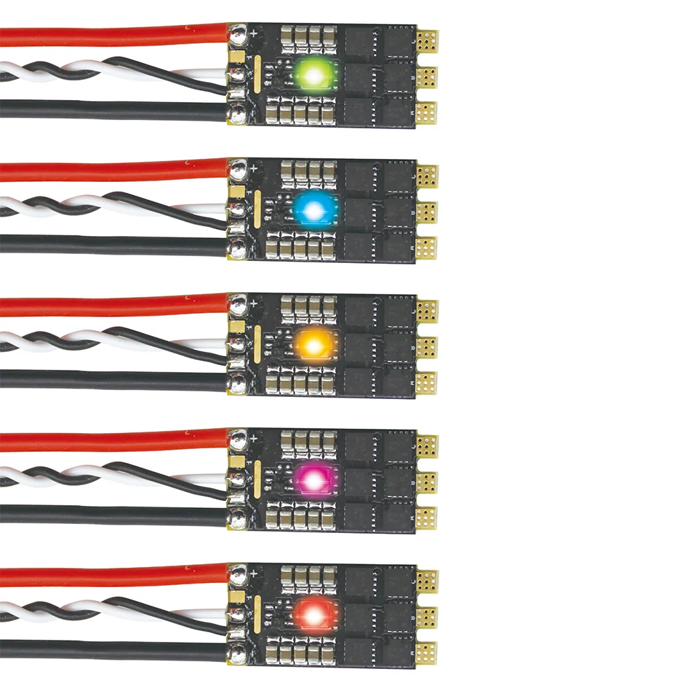 HAKRC 32-bit 35A BLHeli_32 ESC – 2-6S Input, LED, 3D Mode, Fixed-Wing & FPV Ready
