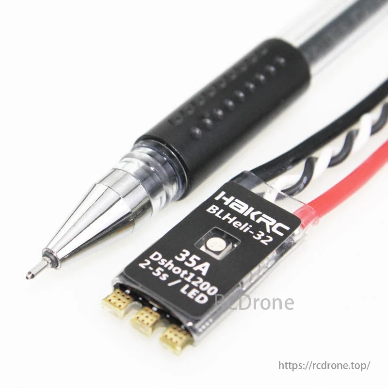 HAKRC 32-bit 35A BLHeli_32 ESC – 2-6S Input, LED, 3D Mode, Fixed-Wing & FPV Ready