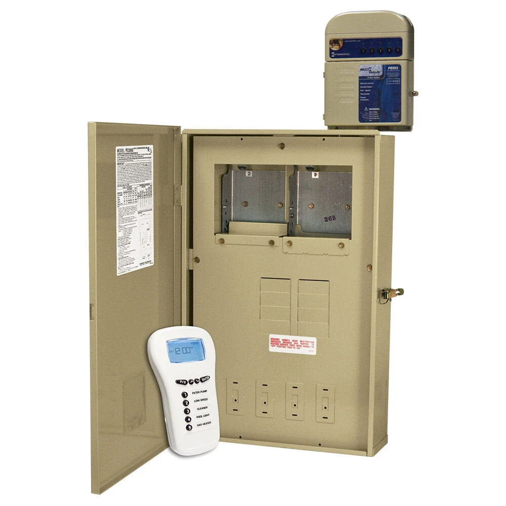 Intermatic - PE30065RCT3 - 24-Hour MultiWave® Eenvoudig Control , 5-Circuit, 80 Load Center, 300 W Transformer, Type 3R Me...