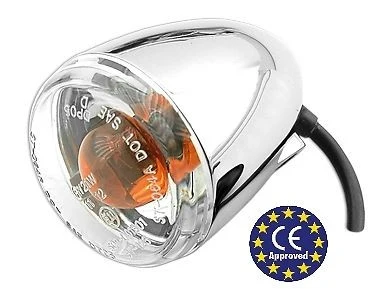 Recambio Intermitente Homologado Para Harley-Davidson® Bullet Turn Signal compatible met Garmin