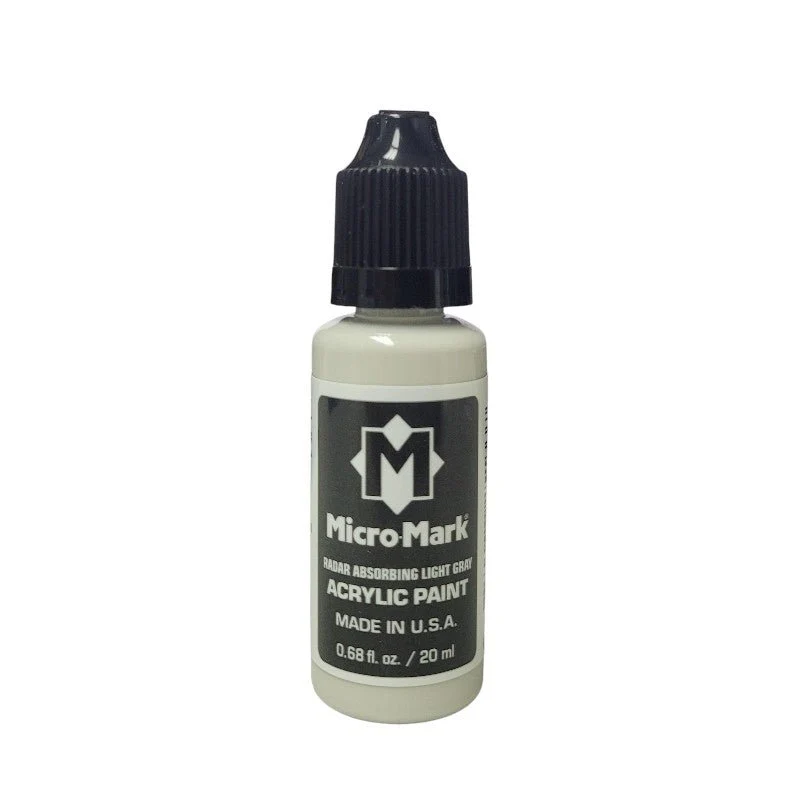 Micro-Mark Radar absorbing Light Grauw Paint, 20ml