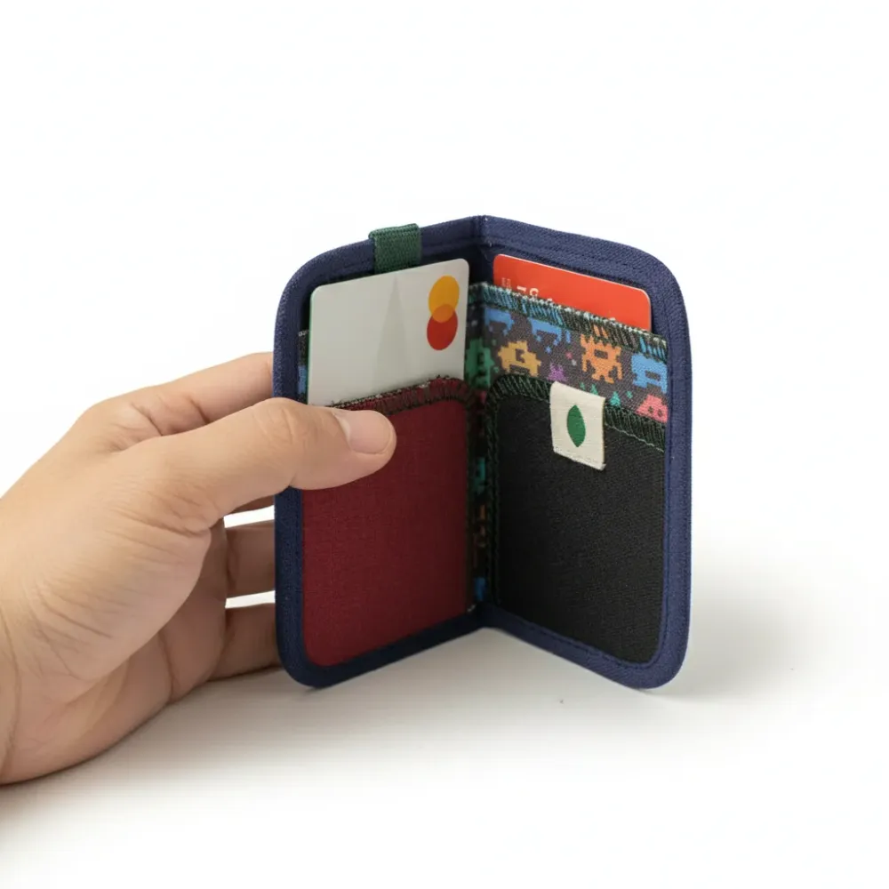 random zero-waste vegan wallet MARINE EIL004