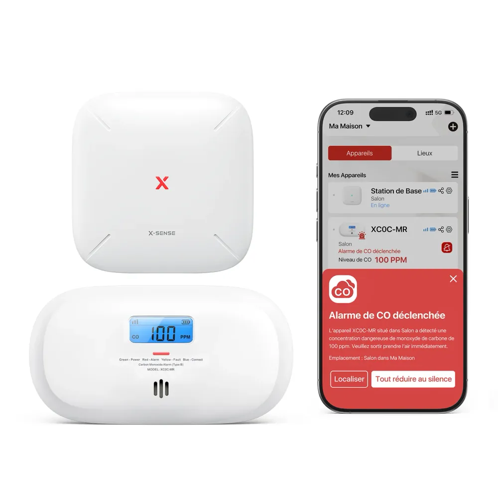 XC0C-MR Détecteur de monoxyde de carbone intelligent interconnecté compatible met Navionics 1