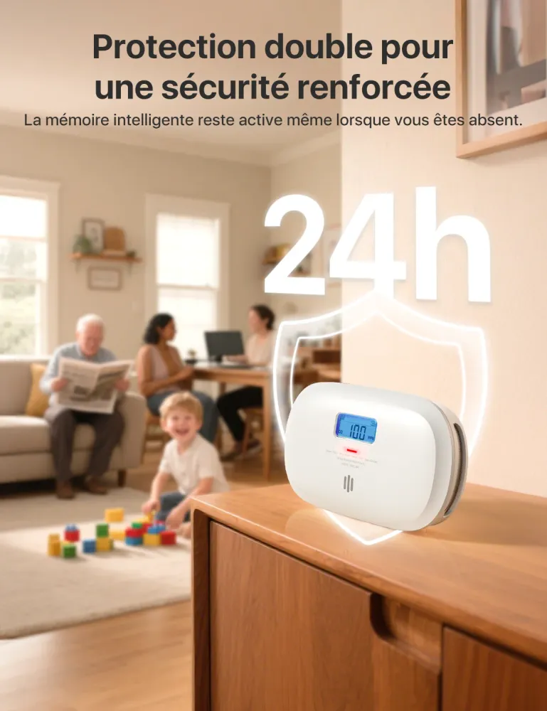 XC0C-MR Détecteur de monoxyde de carbone intelligent interconnecté compatible met Navionics 1