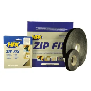 VHF Marine Cinta autoadhesiva de gancho Zip Fix HPX negro