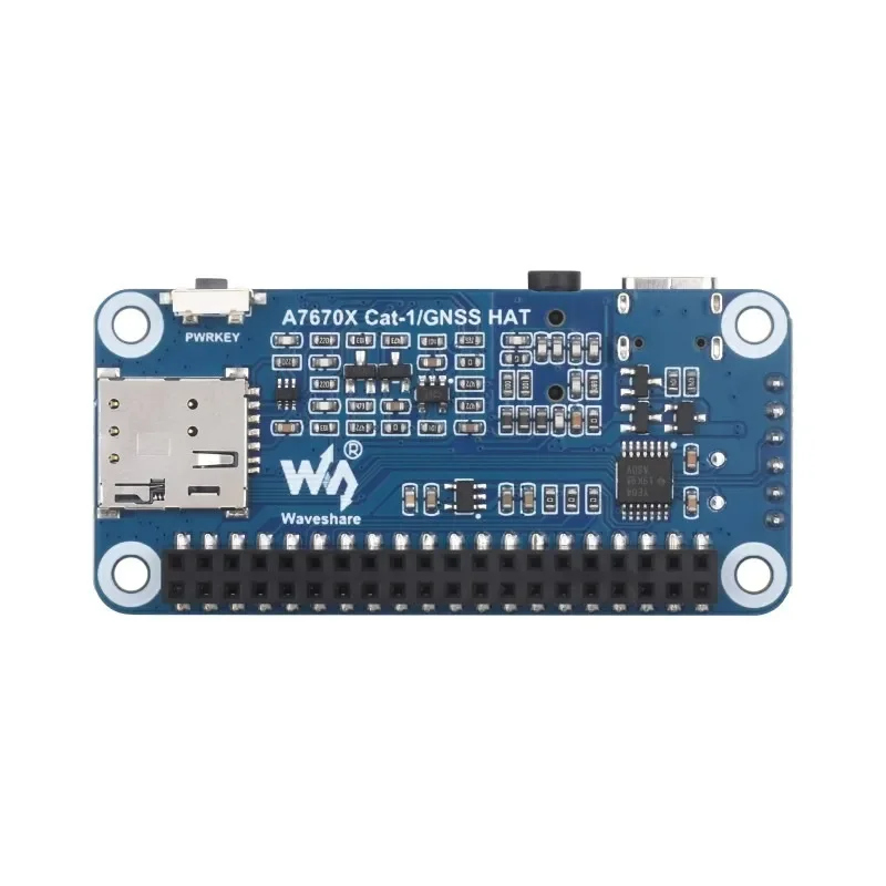 Waveshare Cat-1/GSM/GPRS/GNSS HAT Raspberry Pi GNSS Positioning Eenvoudige bediening