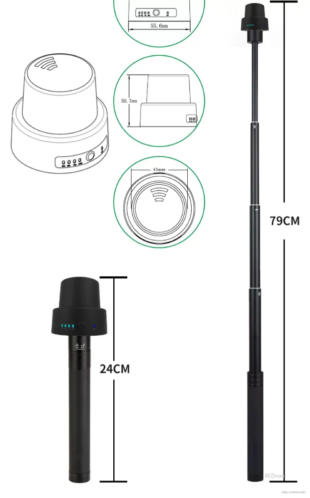 AIS VK VDT-2 Agricultural Mapping Module – Dual-Frequency Multi-System High-Precision Farmland Mapper