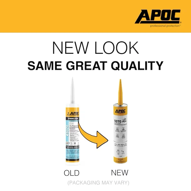 APOC 5070 10.1-oz Watervast Elastomeric Cement Roof Sealant