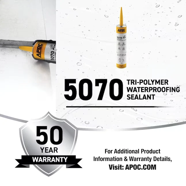 APOC 5070 10.1-oz Watervast Elastomeric Cement Roof Sealant