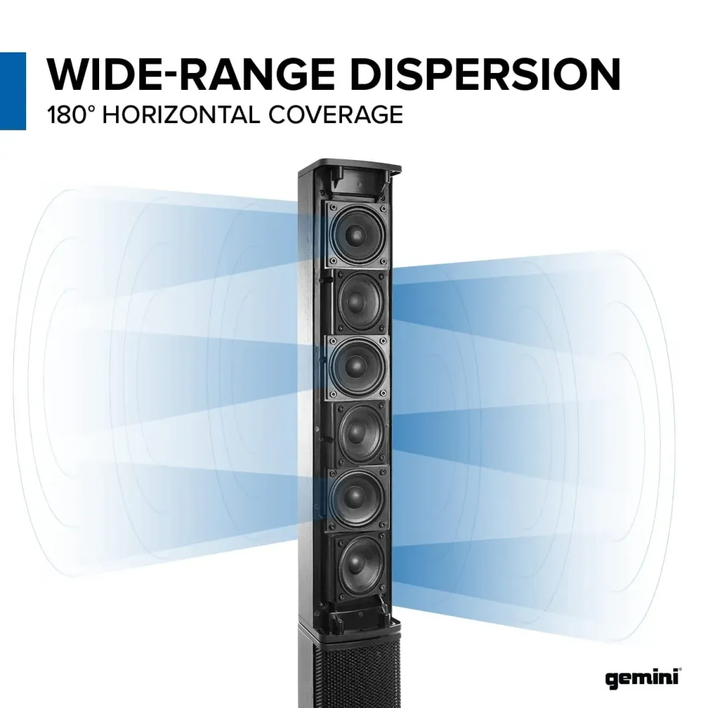 Marifoon WRX-900TOGO Lightweight Herlaadbaar Line Array Speaker System