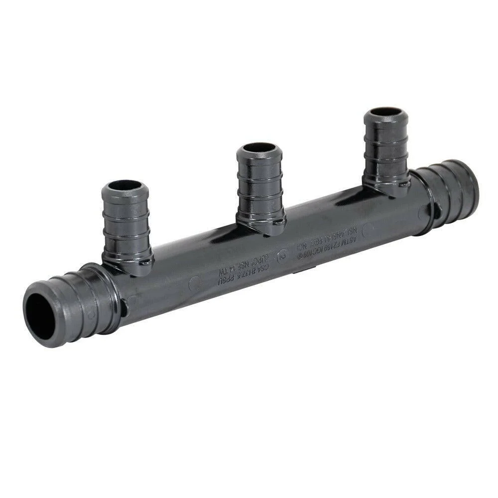 Eastman 3-Port F2159 PEX Open Manifolds – 3/4 . x 1/2 .