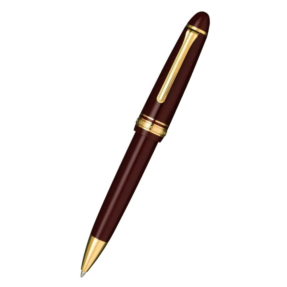 Sailor 1911L Maroon GT Ballpoint Pen RVS Behuizing