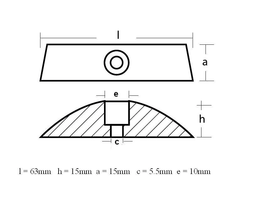 Volvo Penta Zink Propeller Anode