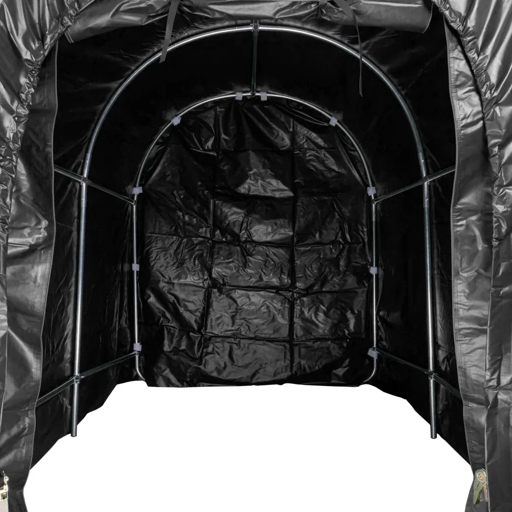 Fornorth Verplaatsbaar Garage 1.6x2.4m, black