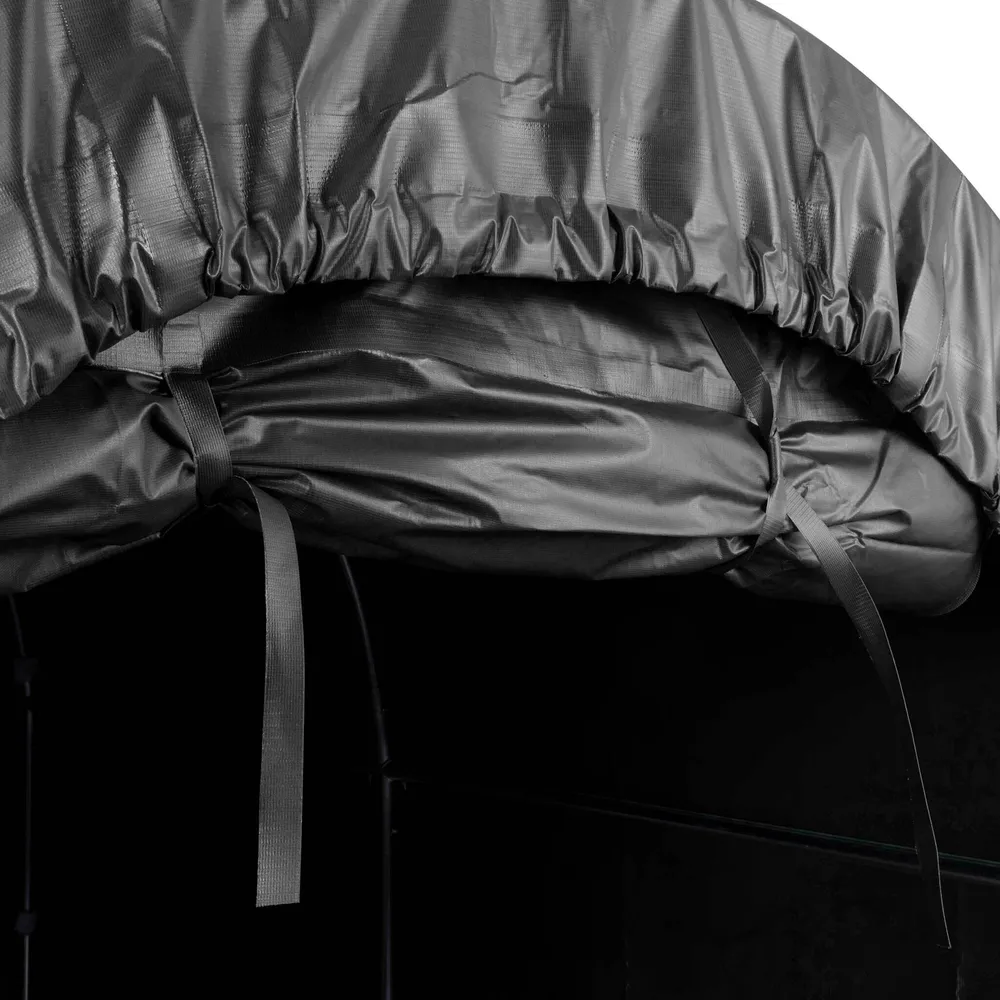 Fornorth Verplaatsbaar Garage 1.6x2.4m, black