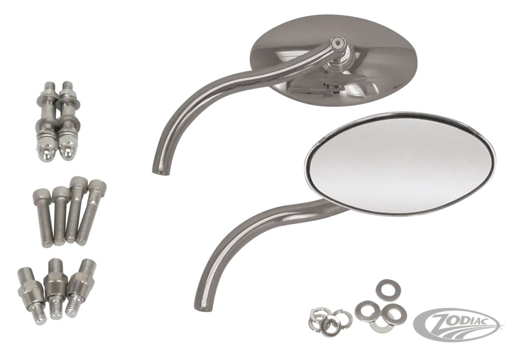 Professionele Marine Retrovisores Estillo Cat Eye De Merlin Para Harley-Davidson