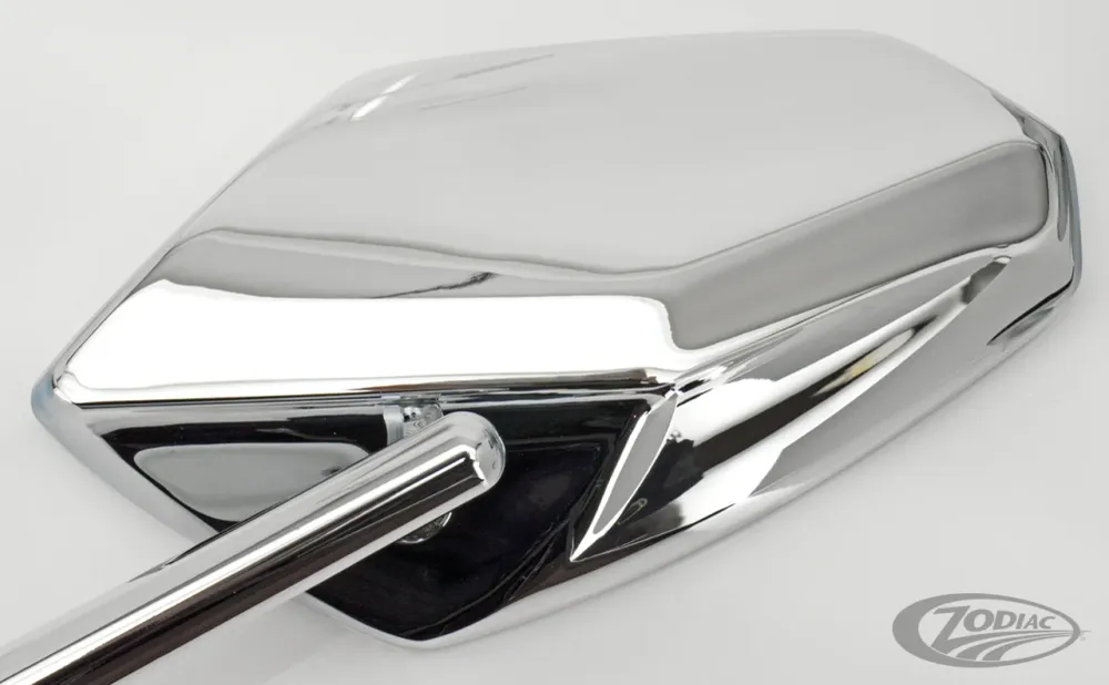 Retrovisores E-Aprovados Street Rod Genuinos Para Harley Davidson - Plug & Play installatie