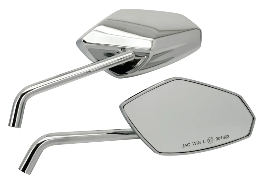 Retrovisores E-Aprovados Street Rod Genuinos Para Harley Davidson - Plug & Play installatie