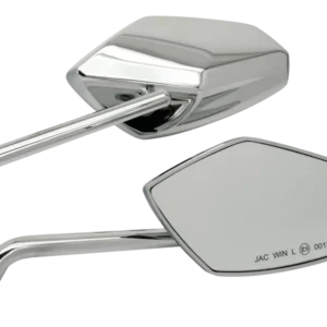 Retrovisores E-Aprovados Street Rod Genuinos Para Harley Davidson - Plug & Play installatie