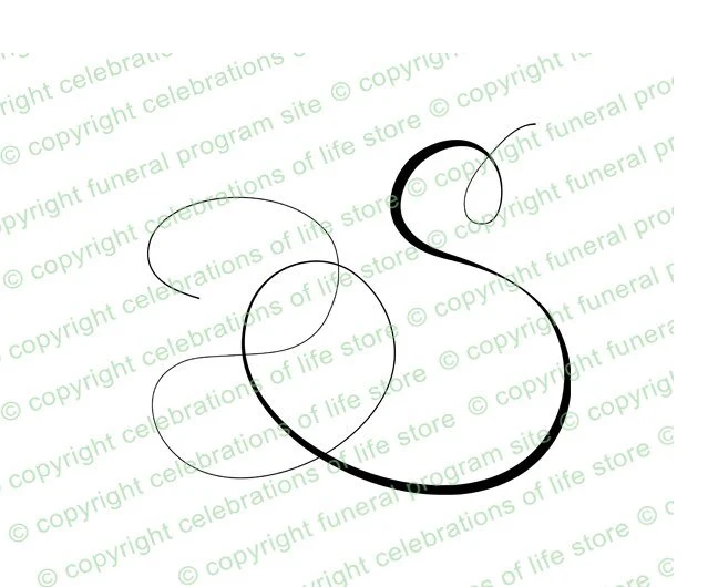 Monogram Letter S