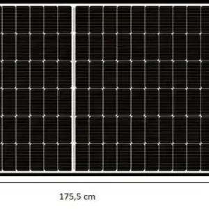 SunLit Austa Solar Module 380 Watt AU380-30V-MH Complete montageset