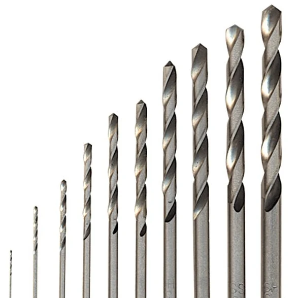 10-piece Metric Drill Bit Set, .5 - 5mm voor garage en werkplaats
