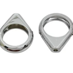 Chrome Radial Clamp Set , Models 41mm Fork Harley-Davidson