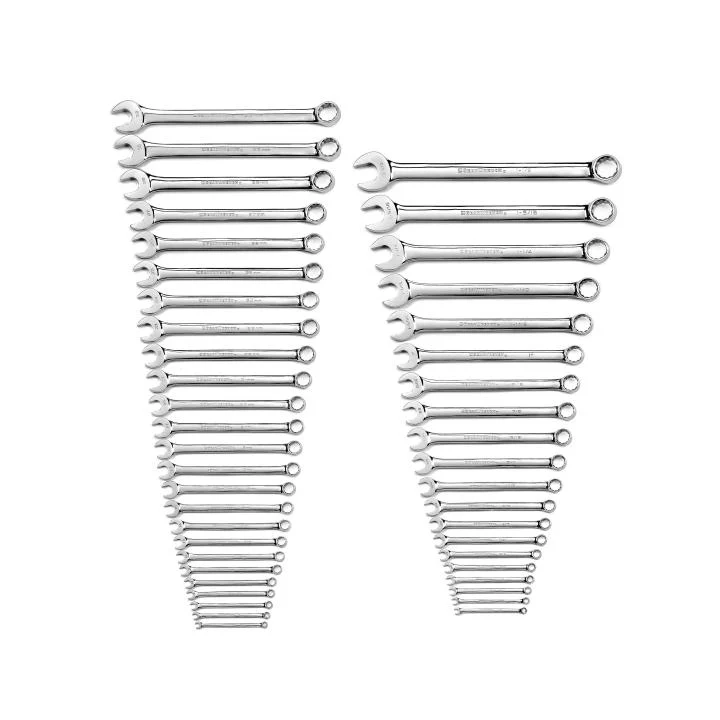 GEARWRENCH 44 PC. 12 Point Lange Pattern Combination SAE/Metric Wrench Set