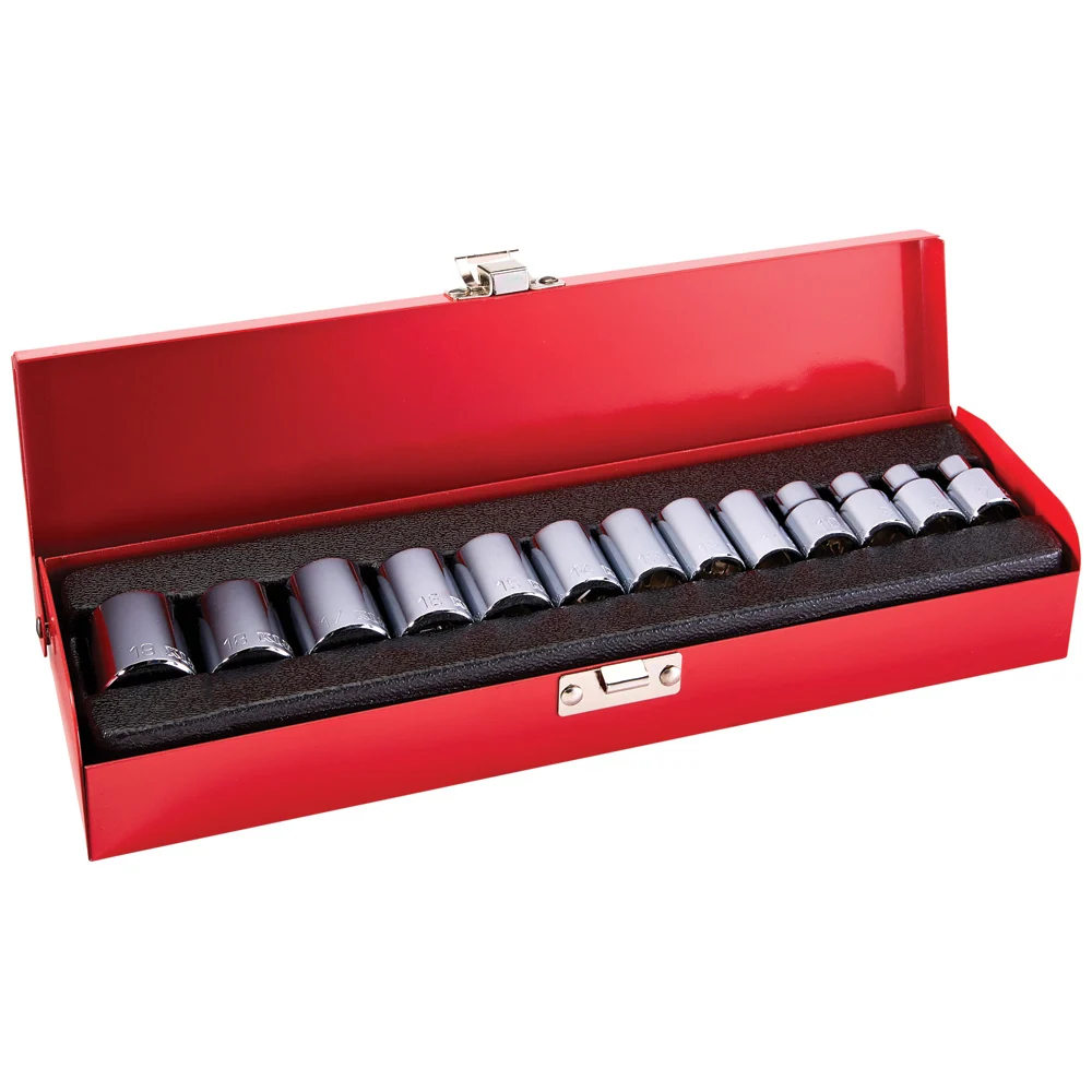 KLEIN TOOLS 13 PC. 3/8" Metric Drive Socket Wrench Set