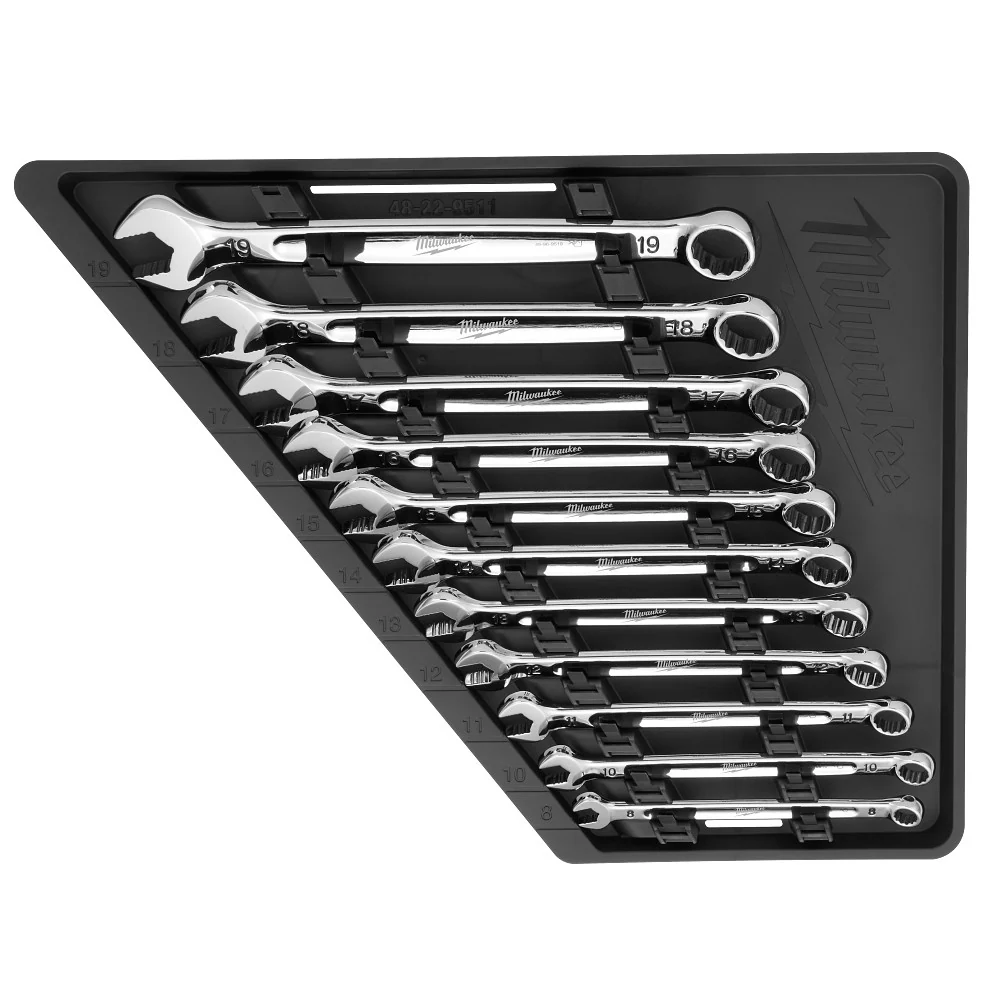 MILWAUKEE 11 PC. Combination Wrench Set - Metric