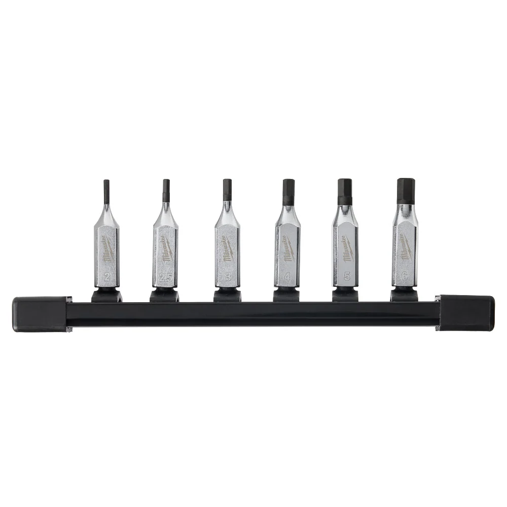 MILWAUKEE 6 PC. 1/4" Drive Hex Bit Socket Set - Metric