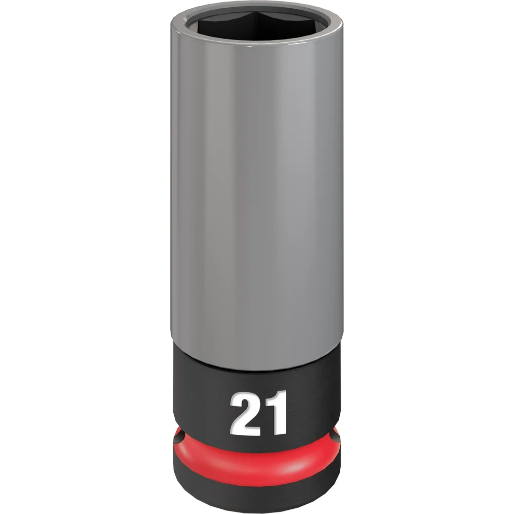 MILWAUKEE SHOCKWAVE IMPACT DUTY 1/2 Drive 21MM Metric Lug Nut Wheel Socket