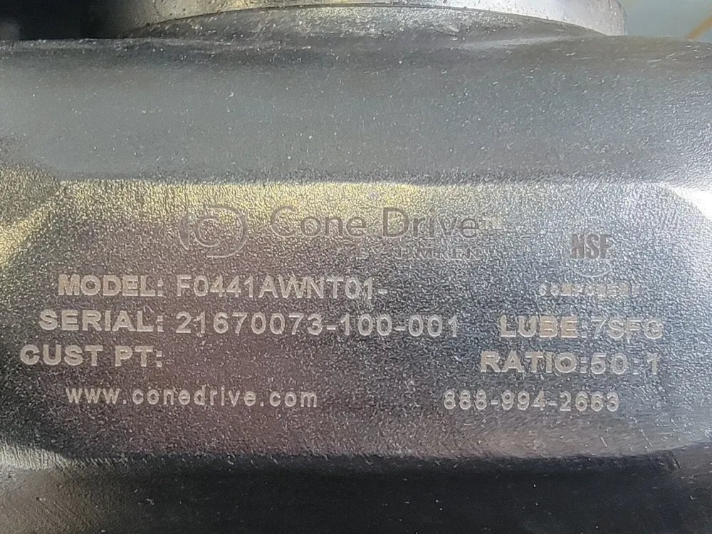 50:1 Gear Reducer F0441AWNT01- w/ Motor
