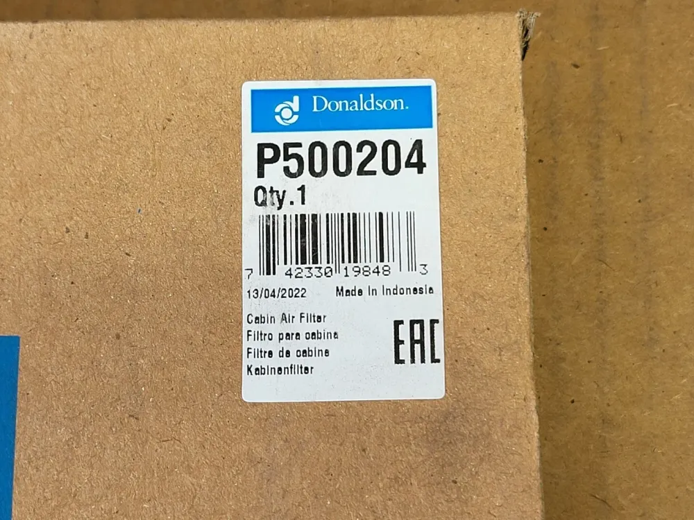 Cabin Air Filter P500204