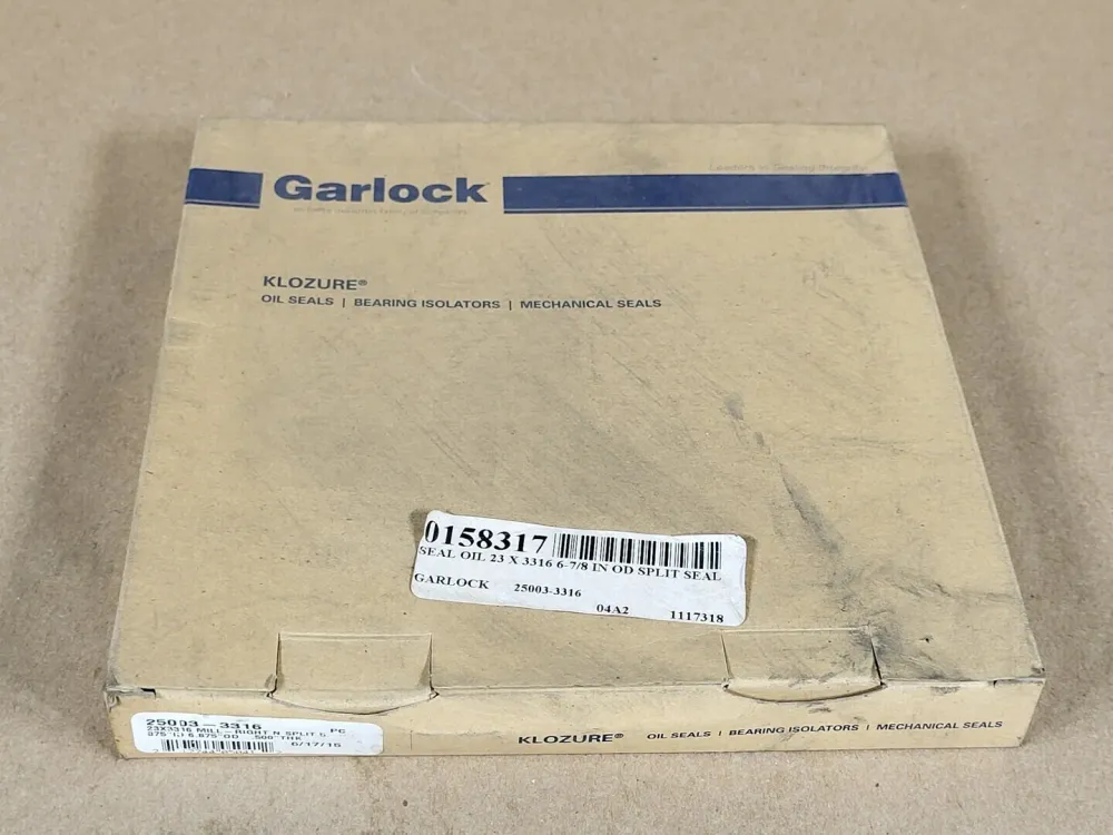 Split Oil Seal 25003-3316, 5.875" ID, 6.875" OD, 0.5" THK, MILL-RIGHT N