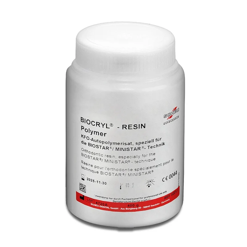 Biocryl Orthodontic resin - Scheu Dental - Ijskoud Polymerisable Auto