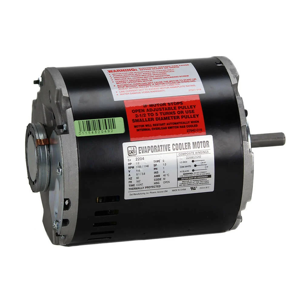 Dial ¾ HP 2-Speed 230v Evaporative Cooler Motor