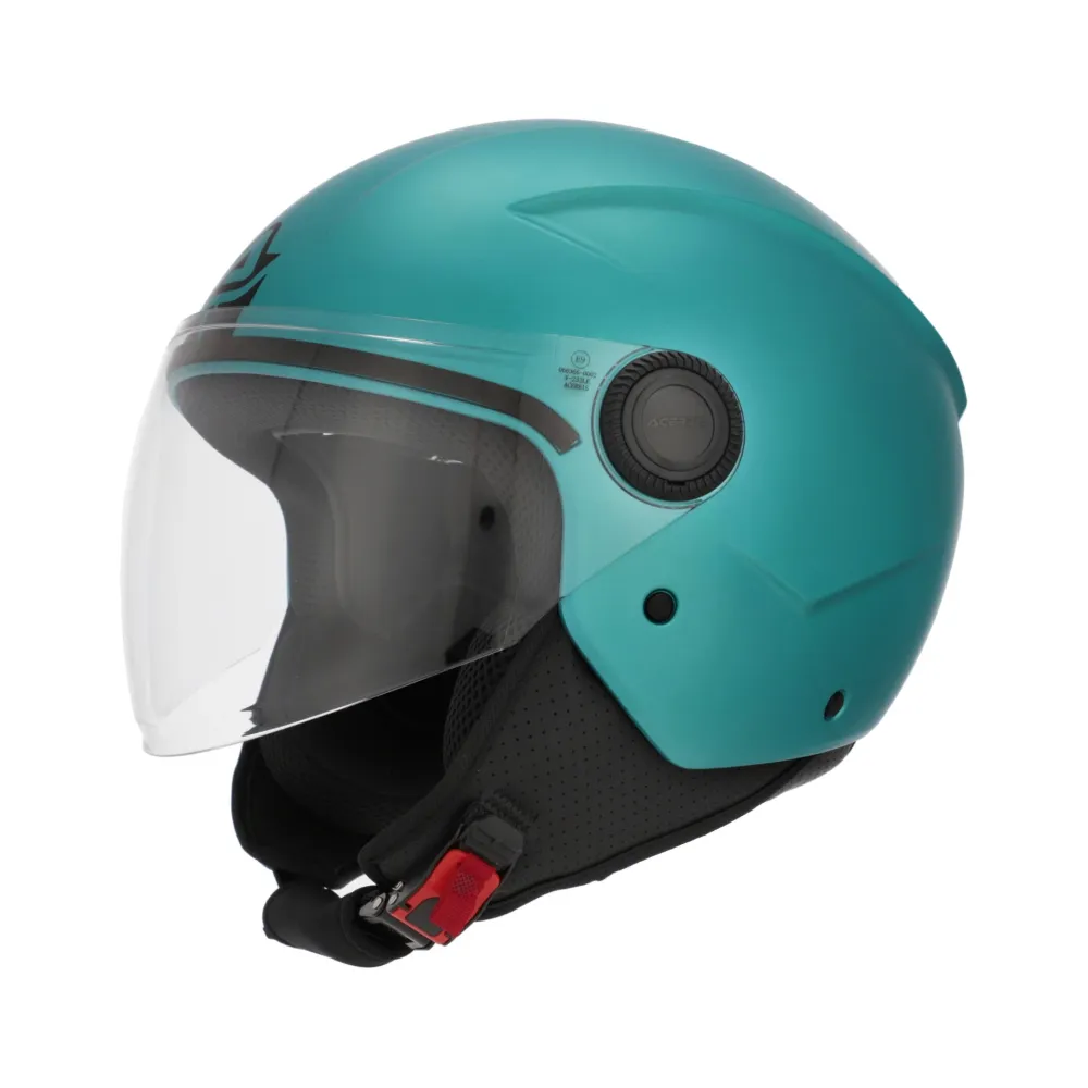 ACERBIS CASCO JET BREZZA METALLIC TURQUESA Turquesa