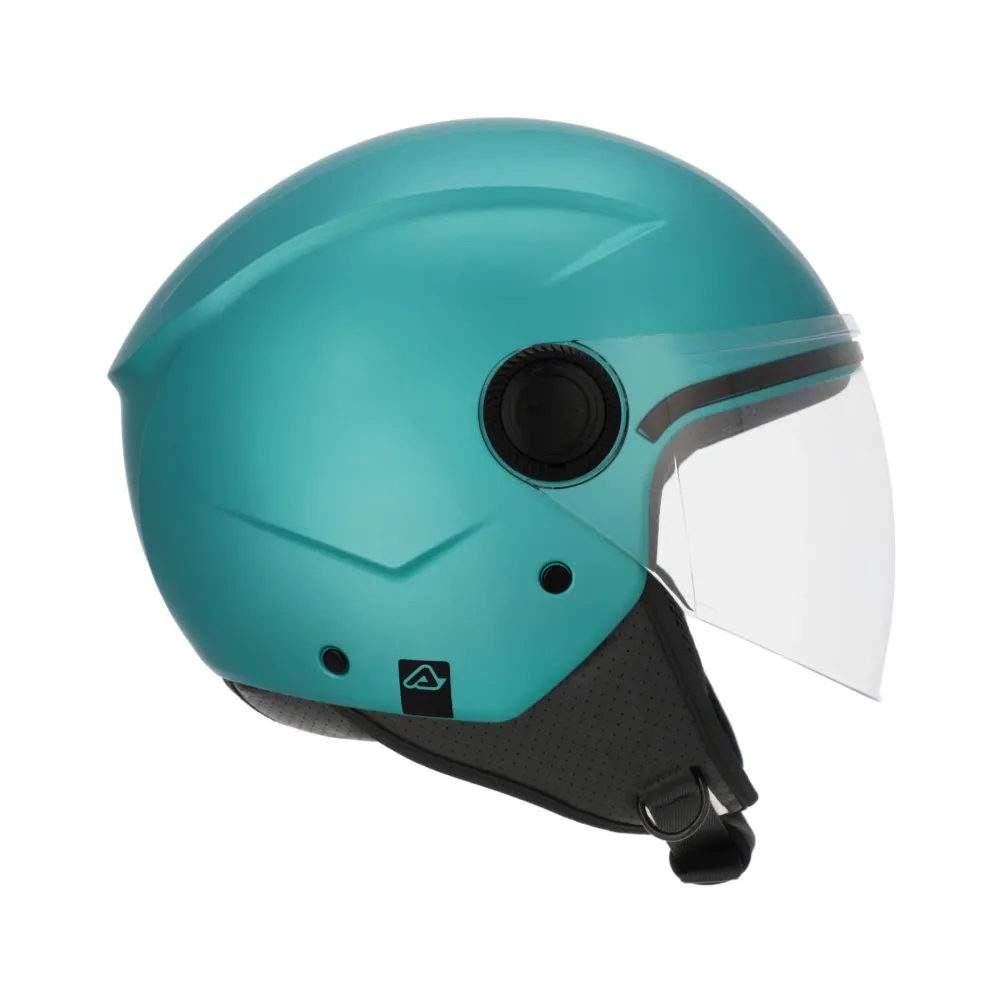 ACERBIS CASCO JET BREZZA METALLIC TURQUESA Turquesa