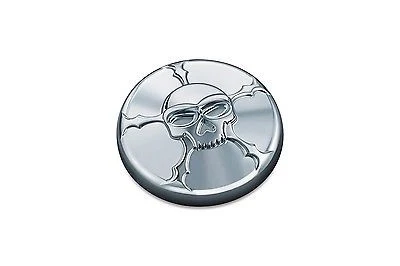 Tapon De Deposito Para Harley-Davidson® Kuryakyn Chroom Zombie Gas Cap met geavanceerd luchtstroomontwerp
