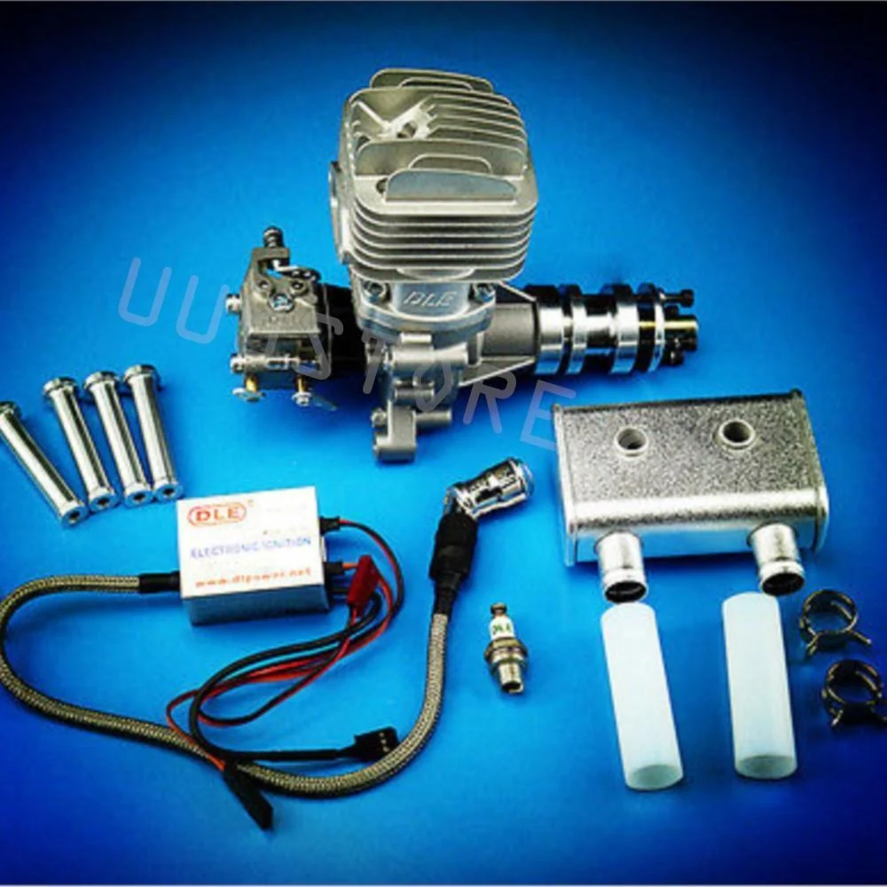 New DLE Gasoline Engine DLE35RA Rear Exhaust 35CC RC Plane Fixed Wing Modle