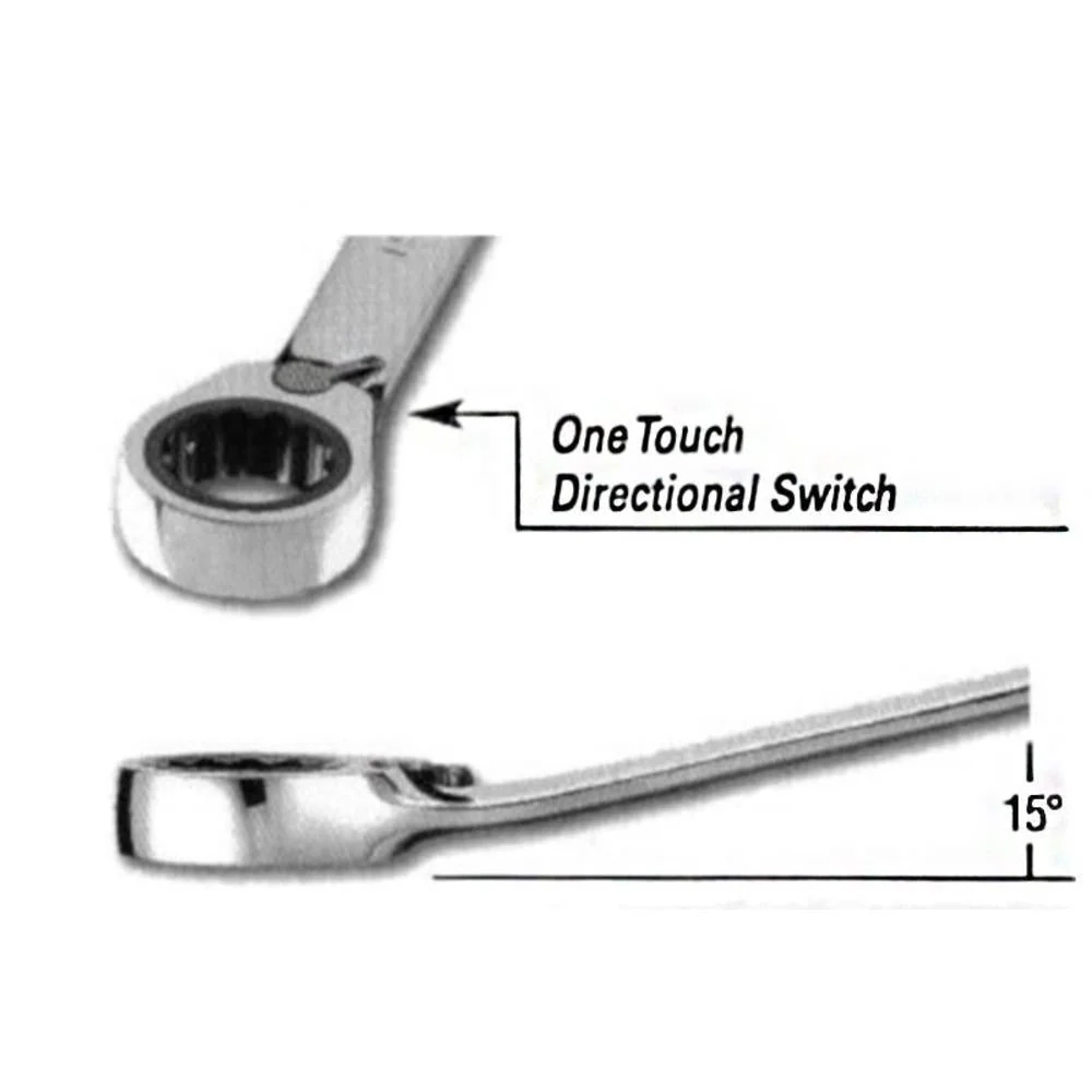 Signet 19 mm Wisselbaar Gear Wrench - Metric
