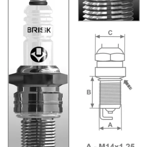 Each Brisk LR17YC-1 Spark plug Harley-Davidson