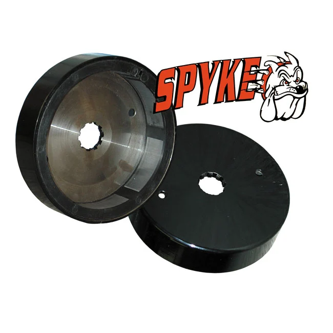 Spyke Alternator Rotor, Koolzwart Flat Type Harley-Davidson