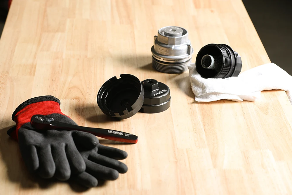ARES 56055 - 64mm Ebbenhout Oil Filter Cap Wrench Toyota and Lexus