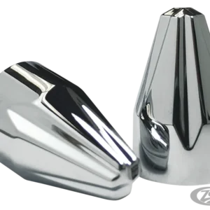 Fluted spike bolt cap et Blk Chr TC99-17 Harley-Davidson