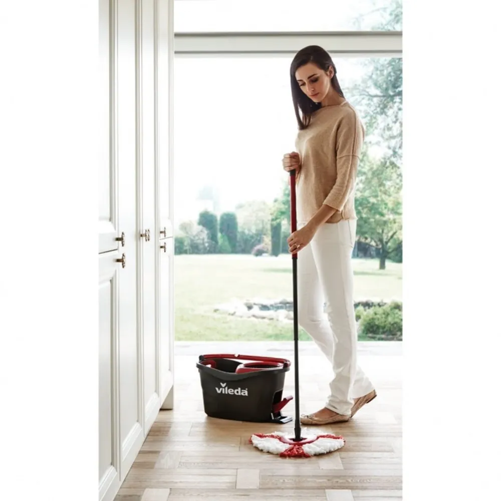 Roterende MOP VILEDA Handig Wring en Clean TURBO set bucket head bar